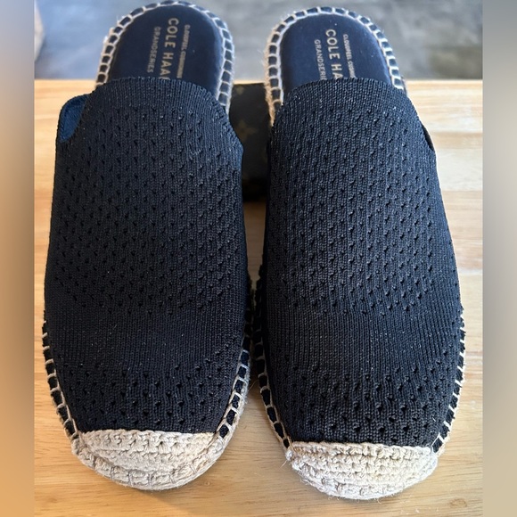 Cole Haan Grandseries Cloudfeel Stitchlite Black Mules size 8 1/2 B - Picture 3 of 8